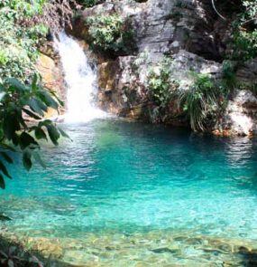 cachoeira de santa barbara veadeiros