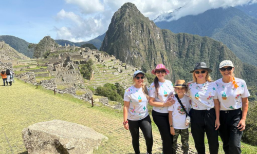 Família em Machu Picchu