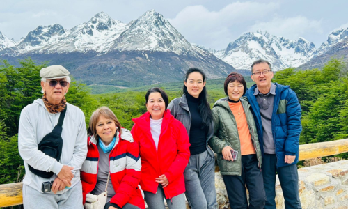 Família na Patagônia